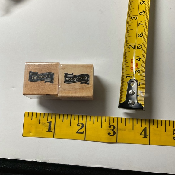 Hampton Art Studio G BRIDAL Wood Mounted Rubber Stamps 2pc 2015 - Picture 10 of 10